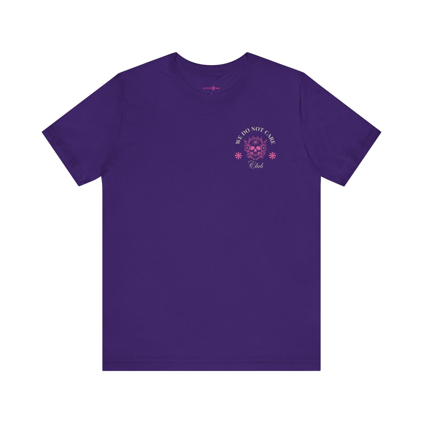 Tee: We Do Not Care Club - Skull edition