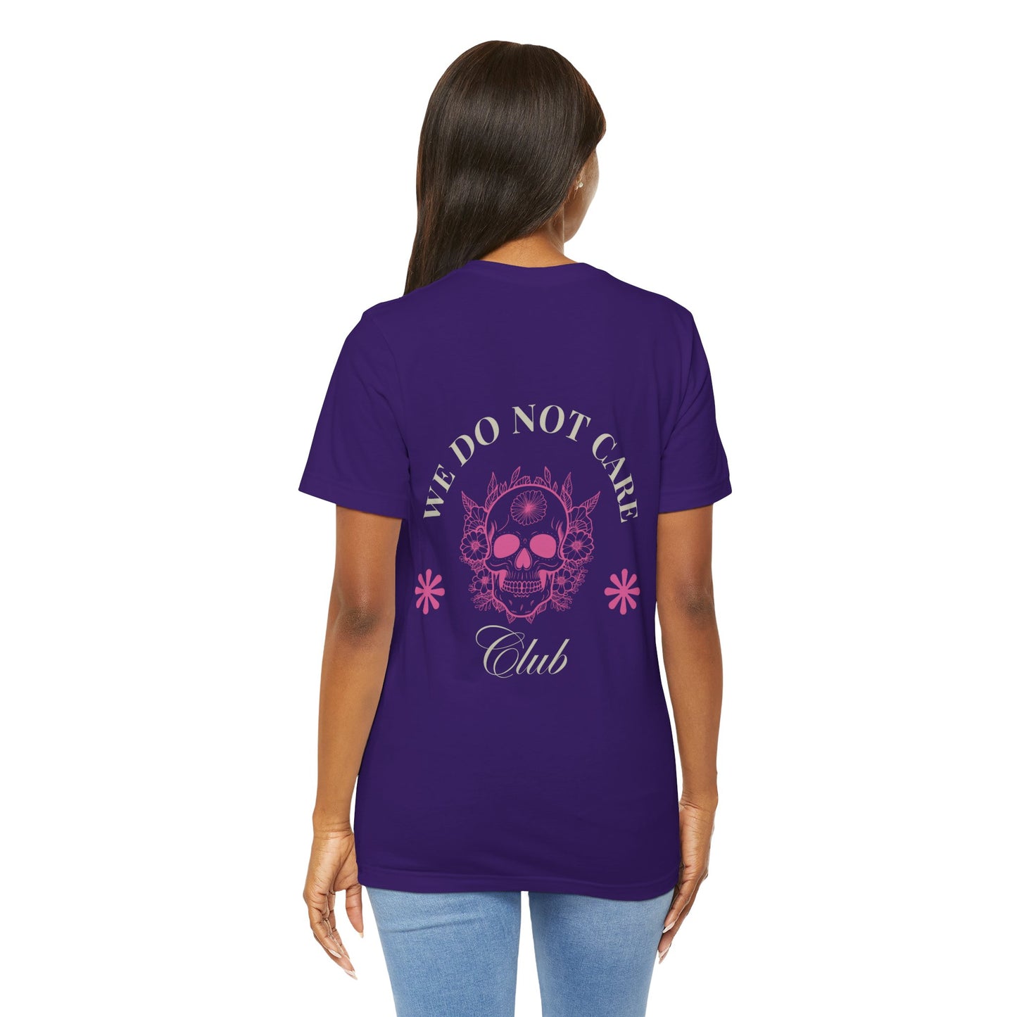 Tee: We Do Not Care Club - Skull edition
