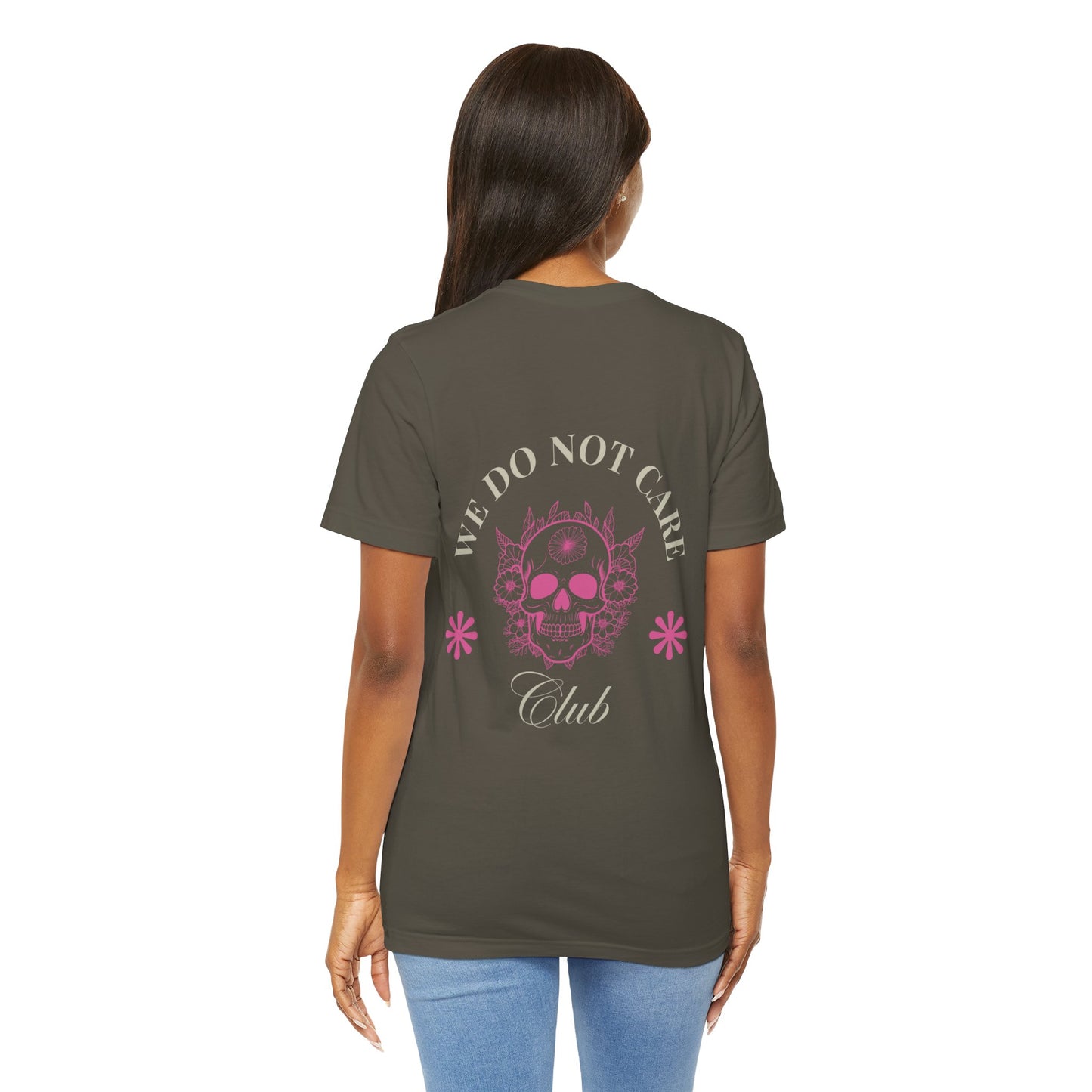 Tee: We Do Not Care Club - Skull edition