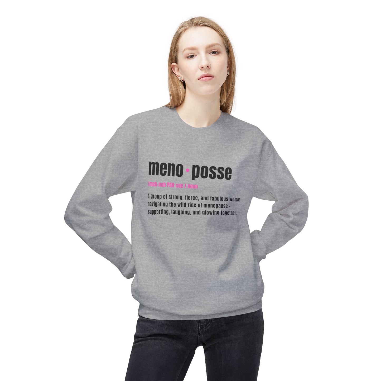 Sweatshirt: Meno-posse