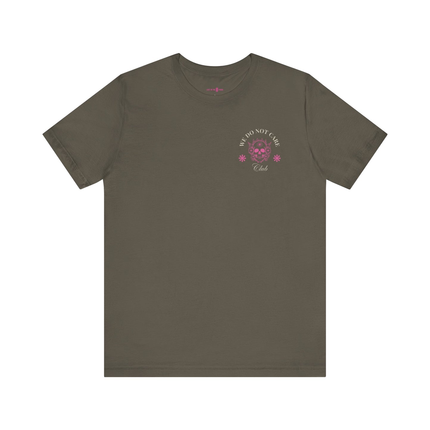 Tee: We Do Not Care Club - Skull edition