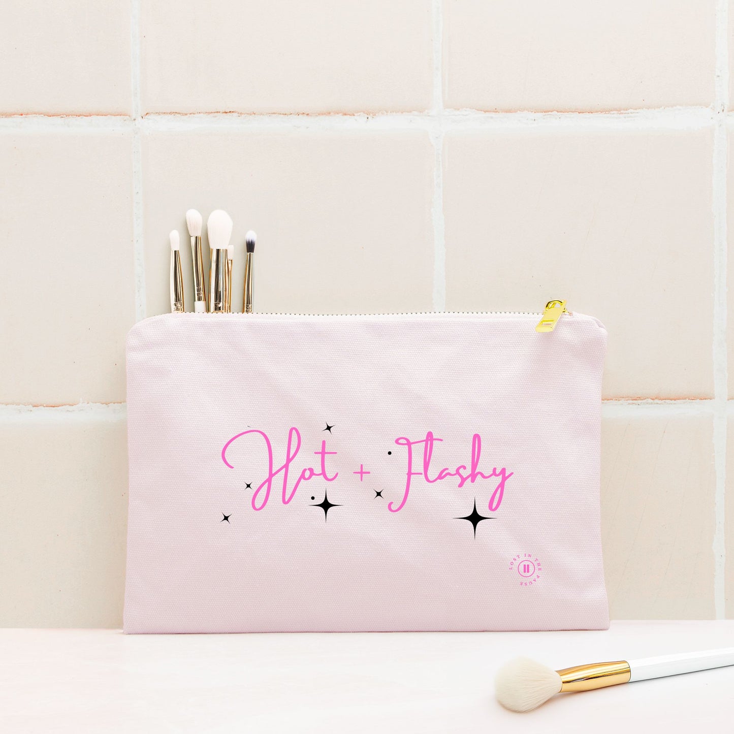 Hot + Flashy Cosmetic Bag