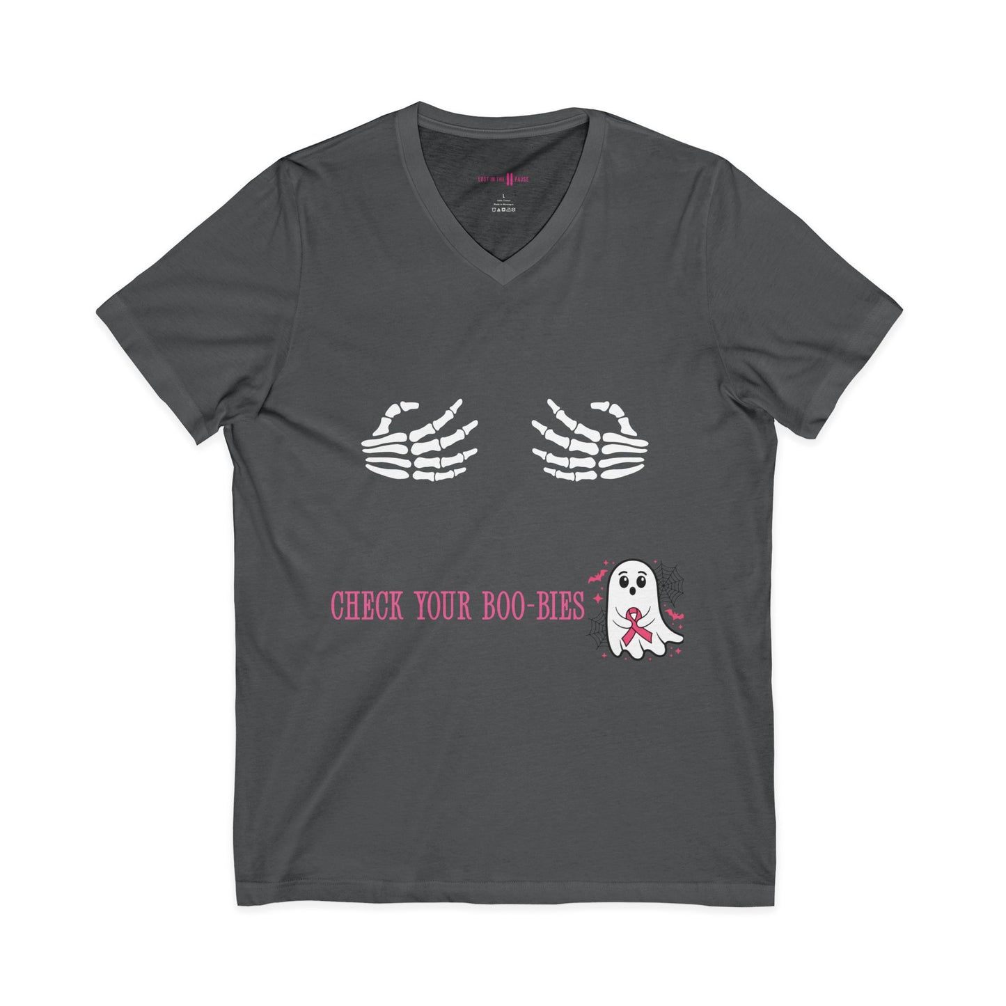 Tee: Check Your Boo-bies V-Neck