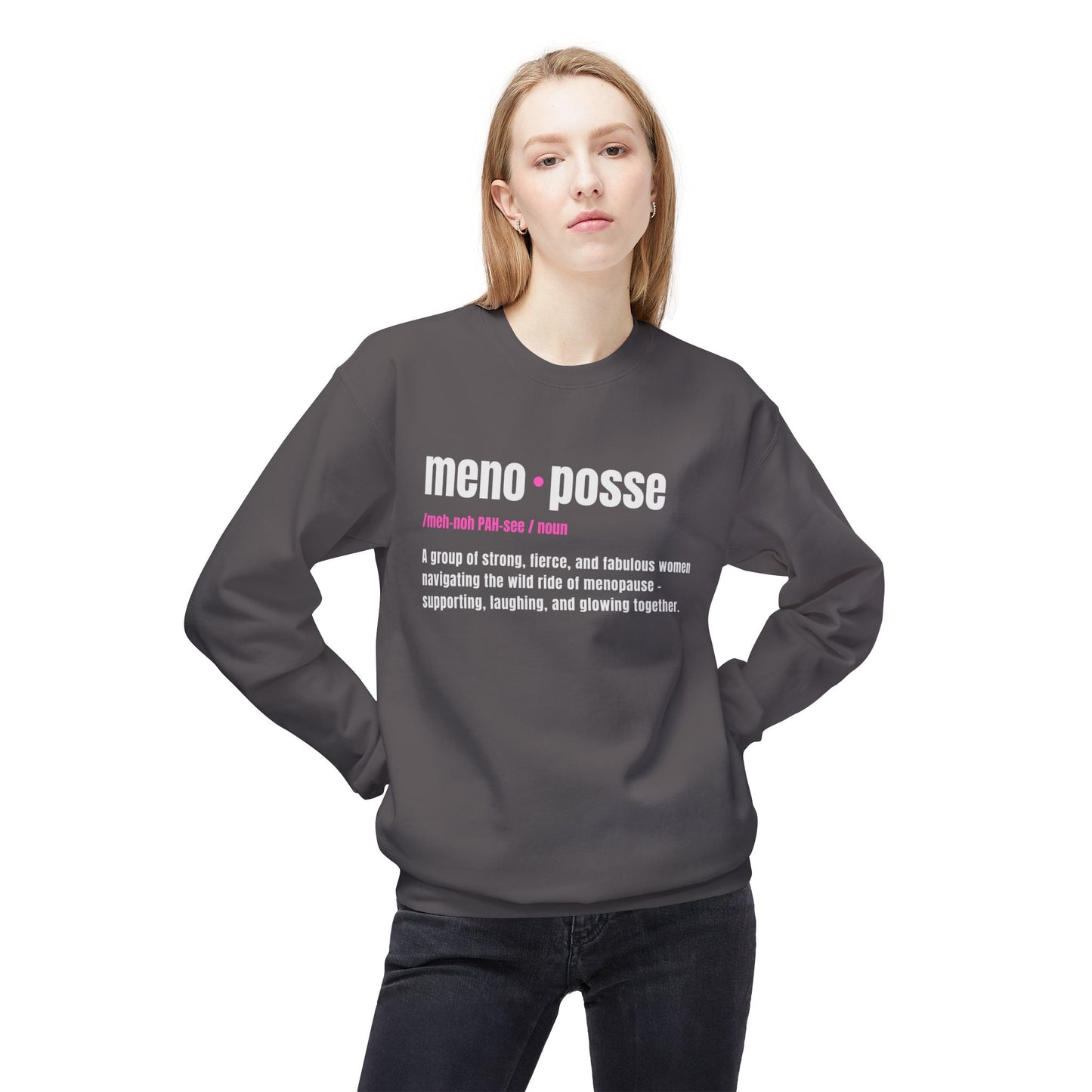 Sweatshirt: Meno-posse